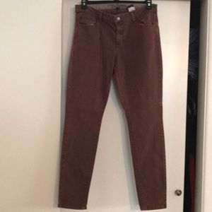 Skinny classic Tommy Hilfiger faded brown jeans 12